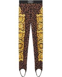 Versace - Barocco-Print Leggings - Lyst