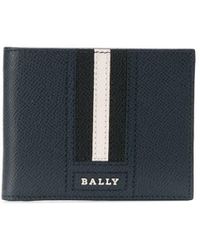 Bally - Logo Stripe Wallet - Lyst