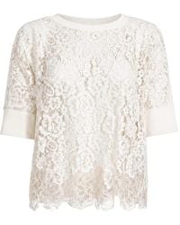 D.exterior - Blouse Met Korte Mouwen - Lyst