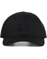 C.P. Company - Logo-Embroidered Baseball Cap - Lyst