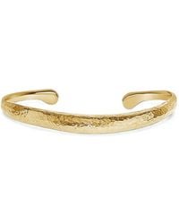 Dower & Hall - Nomad Hammered Cuff Bangle - Lyst