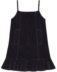 Ganni - Panelled Mini Dress - Lyst