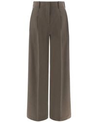 Paul & Shark - Pantalon Palazzo À Design Plissé - Lyst