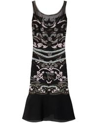 Tory Burch Embellished Slip Dress | Lyst