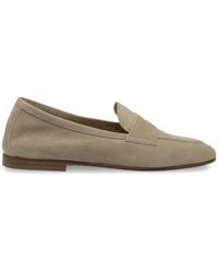 Henderson - Suede Penny Loafers - Lyst