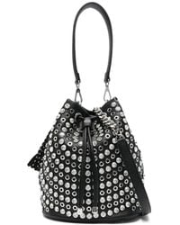 La Carrie - Embellished Tassel Bucket Bag - Lyst