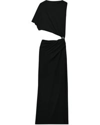 Courreges - Asymmetrisches Kreppkleid - Lyst