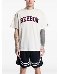 Reebok - Freshman Logo-Patch T-Shirt - Lyst