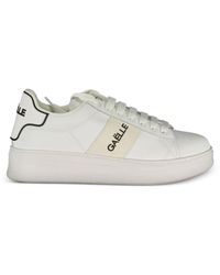 Gaelle Paris - Logo-Print Lace-Up Sneakers - Lyst
