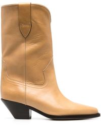 Isabel Marant - 60mm Dahope Leather Boots - Lyst
