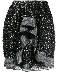 Isabel Marant Verzierter Minirock - Schwarz