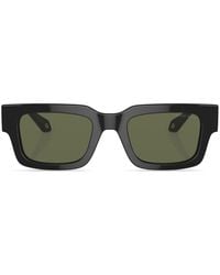 Giorgio Armani - Rectangle-Frame Tinted-Lenses Sunglasses - Lyst
