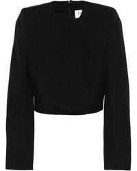 Burc Akyol - Long-Sleeve Crew-Neck Blouse - Lyst