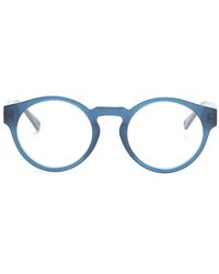 Chloé - Runde Brille Mit Logo-Print - Lyst