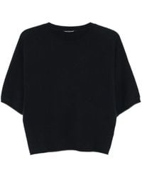 Luisa Cerano - Maglione A Maniche Corte - Lyst