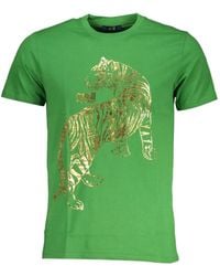 Roberto Cavalli - T-Shirt En Coton À Imprimé Tigre - Lyst