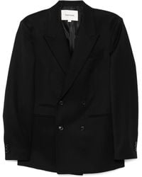 Tonywack - Double-Breasted Twill Blazer - Lyst