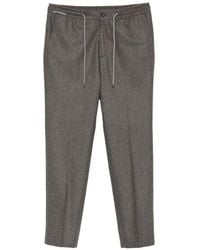 Corneliani - Pantalon En Laine Vierge À Lien De Resserrage - Lyst