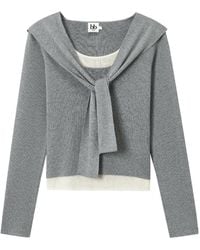 B+ AB - セーラーカラーセーター - Lyst