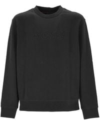 BOSS - Relaxed-Fit Sweatshirt - Lyst