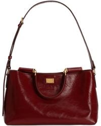 Dolce & Gabbana - Medium Vittoria Leather Tote Bag - Lyst