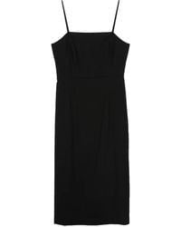 Theory - Sleeveless A-Line Midi Dress - Lyst