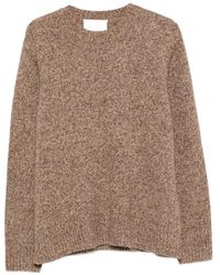 Soft Goat - Melange-Effect Crew-Neck Sweater - Lyst