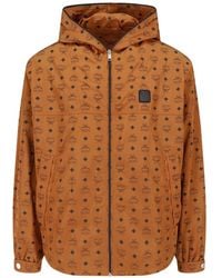 MCM - Giacca Con Stampa Visetos E Cappuccio - Lyst