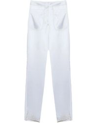 Genny - Mid-Rise Straight-Leg Trousers - Lyst