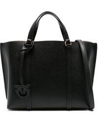Pinko - Carrie Leather Tote Bag - Lyst