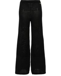 Twinset - Pointelle-Knit Palazzo Pants - Lyst