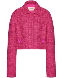 Valentino Garavani - Glaze-tweed Jacket - Lyst