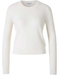 Veronica Beard - Jersey de canalé con cuello redondo - Lyst
