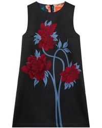La DoubleJ - Floral Jacquard Dress - Lyst