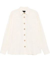 LABRUM LONDON - Camicia Con Dettaglio Cut-Out - Lyst