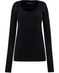 DSquared² - Round-Neck Long-Sleeve Top - Lyst