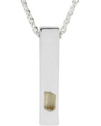 Parts Of 4 - Sterling- Amulet Cuboid Scapolite Necklace - Lyst