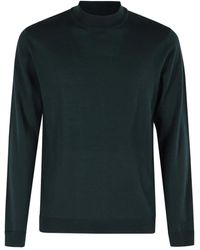 Roberto Collina - High-Neck Wool Sweater - Lyst