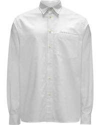 JW Anderson - Logo Pocket Cotton Shirt - Lyst