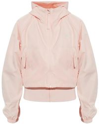 adidas By Stella McCartney - X By Stella Mccartney Logo-Print Hooded Jacket - Lyst