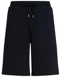 Brunello Cucinelli - Techno Cotton Fleece Bermuda Shorts - Lyst