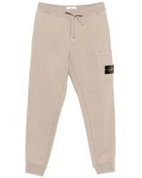 Stone Island - Pantalon Cargo À Lien De Resserrage - Lyst