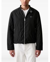 KARL LAGERFELD - Logo-Patch Quilted-Panel Jacket - Lyst