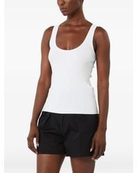 Max Mara - Viscose Blend Yarn Top - Lyst