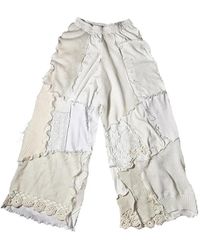 Borbala - Fluff Patchwork Trousers - Lyst