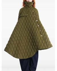 A.W.A.K.E. MODE - Quilted Asymmetric-Hem Trench Coat - Lyst