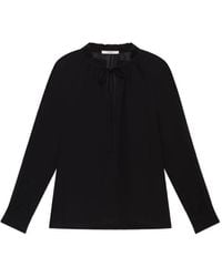 Maliparmi - Ruffled-Collar Raglan-Sleeved Blouse - Lyst