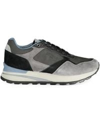 Blauer - Suede Panelled Sneakers - Lyst