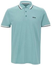 BOSS - Polo Paddy À Bords Rayés - Lyst