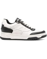 Ash - Blake Lace-Up Leather Sneakers - Lyst